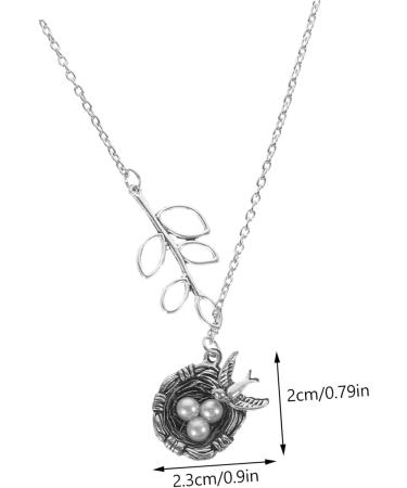 Yardenfun Bird's Nest Branch Pendant Mother Choker Teen Girls Necklace Women's The Bird's Nest Bird Eggs - Buy Online on GoSupps.com