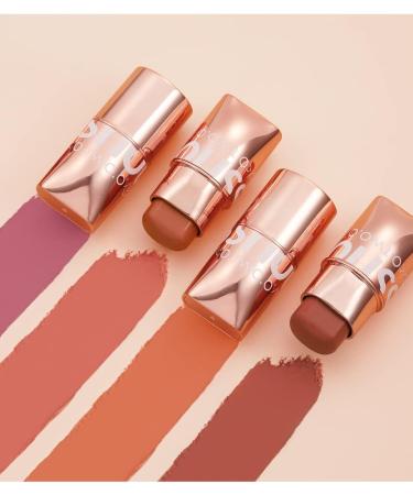  Beliky Girl 6-Color Lipstick Blush Balm 3-in-1 Eye Lip & Lip Gloss Waterproof Lightweight Blush Balm Cream for Women (#03) - Buy Online on GoSupps.com