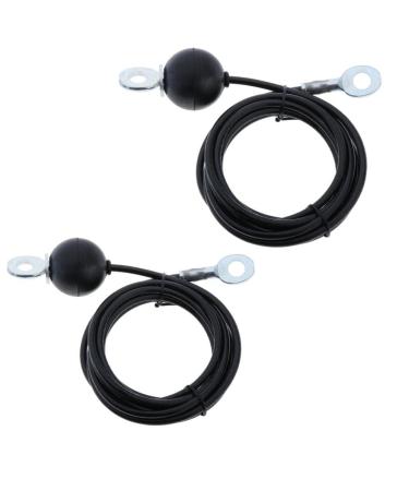yotijar 2X Fitness LAT Cable Pulley System Replacement Cables Attachment Pull Down Rope