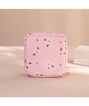 Women s Waterproof Taps Storage Bags | Portable Menstrual Pad & Tampons Organizer | Stylish Period Bags with Zipper Rose - Buy Online on GoSupps.com