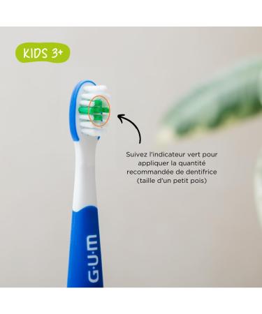 GUM Playbrush Kids 3+ Brush Heads | Compatible with GUM Playbrush Electric Toothbrush | Extra Soft Bristles | Small Head | 3x - Buy Online on GoSupps.com