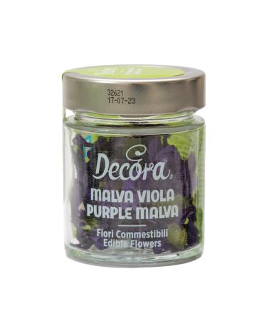 Decora 0201013 1 G EDIBLE Flowers Mauve Viola 0.25 g (pack of 4) Edible Mallow Flowers