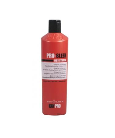 KEPRO Kay Pro PRO-SLEEK Liss System SHAMPOO Disciplinante per Capelli Stirati e Trattati Chimicamente, 350 ml