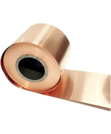 YebiO Pure Copper Tape Copper Skin Copper Foil Copper Skin Copper Sheet Grounding Copper Tape Grounding Copper Skin Red Copper Strip/0.4Mm*100Mm*1000Mm - Buy Online on GoSupps.com