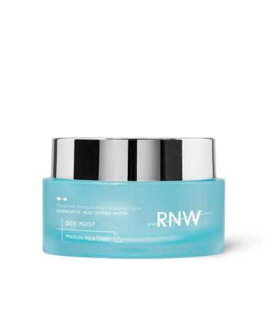 RNW DER. MOIST Moisture Aqua Cream 50ml / 1.7 oz Moisturizing and Soothing Cream with Hyaluronic Acid and Natural Exctracts Paraben Free | Korean Skincare