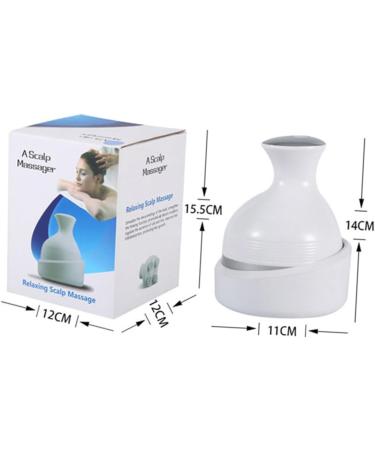 GLEAVI 4-Piece Manual Head Massager Tool - White Claws for Ultimate Relaxation | International Shipping Available - Buy Online on GoSupps.com