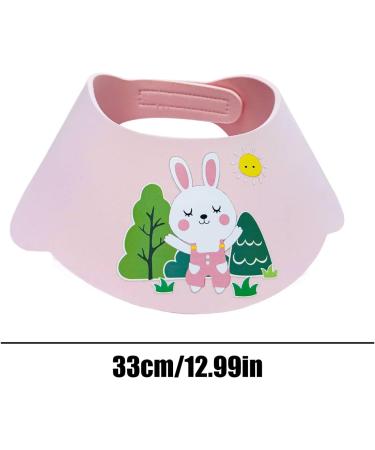 Shower Cap For Kids Toddler Bath Visor Washing Hair Water Resistant Custom Shampoo Shield Ear Protection Head Eye Cover For Washbasin pink - Buy Online on GoSupps.com