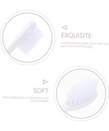 Clispeed 20 STK Foldable Travel Toothbrush Set - Soft Bristle Macaron Ornament Compact Travel Supplies for Men - Buy Online on GoSupps.com