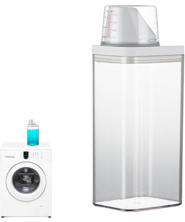 Laundry Detergent Dispenser Laundry Detergent Storage Box Powder Dispenser Powder Container for Bead Pet Food Travel Laundry Room Storage Washing (L-2 Pcs) - Buy Online on GoSupps.com