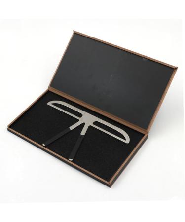 Housoutil Eyebrow Brow Stencils Three-point Positioning Design Ruler Tool Three-point Balance Positioning Kit Kits Stainless Steel medium As Shown - Buy Online on GoSupps.com