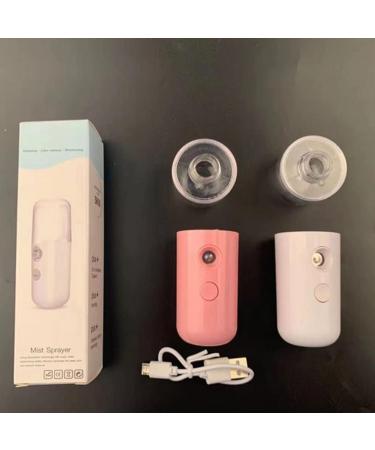 Facial Mister Portable Mini Face Sprayer USB Rechargeable Facial for Hydratin Face Sprayer Pink - Buy Online on GoSupps.com