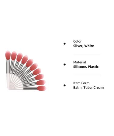 LORMAY 10 Pcs Silicone Lip Mask Brushes. Applicators for Lipsticks  Lip Gloss  Lip Balm and Other Cream Makeup Products (2.0 inches / 5.0 cm) 2.0 Inch / 5.0 cm - Buy Online on GoSupps.com