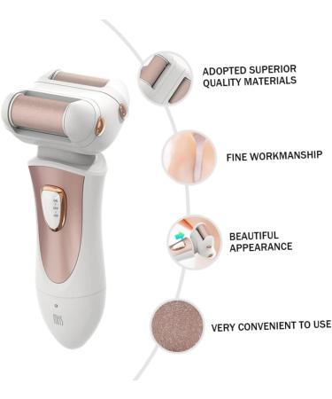 Housoutil Electric Foot Electric Tool Electrical Tools Rhinestone Pasties Pedicure for Feet Electric Dead Skin Remover Footcallus File Care Foot Scraper Abs White - Buy Online on GoSupps.com