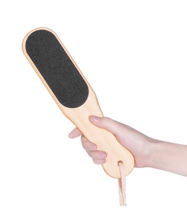 Luvodi corneahobel wood corneal remover double -sided corneal file cornhauting with ergonomic handle waterproof footfish 26x5cm for the dry feet