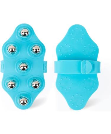 Portable Massage Glove with Roller Balls - 7x 360-Degree Body Relaxation Device for Muscle Relief - Buy Online on GoSupps.com