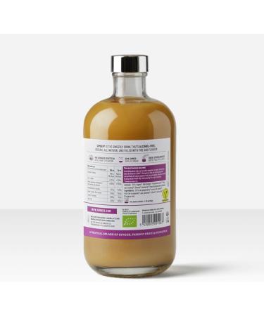 GIMBER Sweet Lilly Organic Ginger Concentrate 500 ml | Organic non-alcoholic drink made from a blend of ginger passion fruit pineapple and turmeric - Buy Online on GoSupps.com