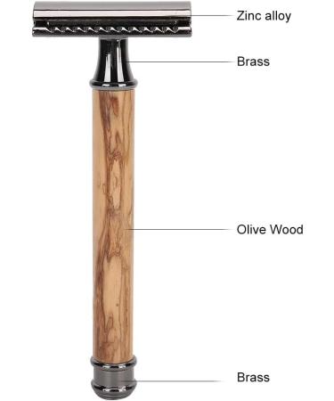 Portable Safety Razor - Manual Shaving Tool for Home Office Travel & Hotel (Black) - International Shipping - Buy Online on GoSupps.com