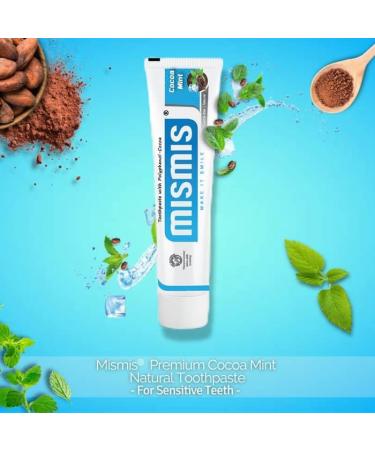 Toothpaste with natural extract | Cocoa Mint | MISMIS Premium Halal 100gr - Buy Online on GoSupps.com