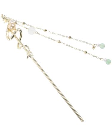 FOMIYES Dragon Hair Stick Chinese Hair Chopstick Tassels Hairpin Women Hair Stick for Buns
