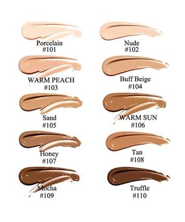 PHOERA Flawless Soft Matte Oil Control Liquid Foundation (104 Buff Beige) - Buy Online on GoSupps.com