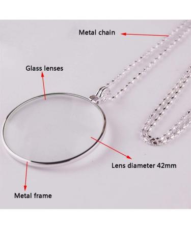 Magnifying Glasses for Hobbies Reading Magnifier 10x Magnification Mini Portable High-Definition Magnifying Glass Metal Jewelry Lanyards Vision - Buy Online on GoSupps.com