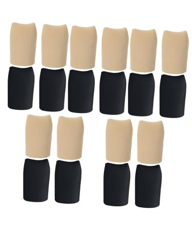 FRCOLOR 10 Pairs Hand Toe Sneaker Silicone Toe Caps Toe Cushion Toe Tubes Silicone Toe Protectors Sports Friction Toe Sleeves Foot Toe Sleeves Soft Silica Gel As Shownx5pcs 4x2.7cmx5pcs