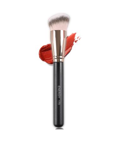 ENERGY Foundation Brush for Liquid Makeup - Versatile Makeup Brush for Flawless Foundation and Bronzer Application Ideal for Liquid Cream and Powder Formulas
