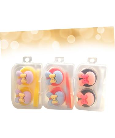 Solustre 6-Piece Portable Glasses Box Set - Lens Holder & Contact Lens Case for Travel | Durable PP Colored Containers - Buy Online on GoSupps.com