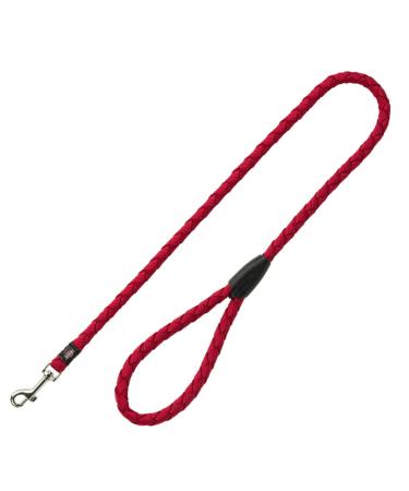 Trixie dog leash cavo leash s - m 1.00 m 12 mm in red - short leash for the dog with good control - for small to medium -sized dogs - 143403 red S - M 1.00 m 12 mm