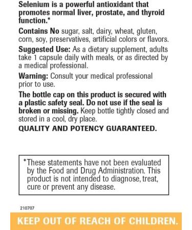Natural Wellness Selenium Supplement - SelenoExcel - 60 Capsules - Buy Online on GoSupps.com