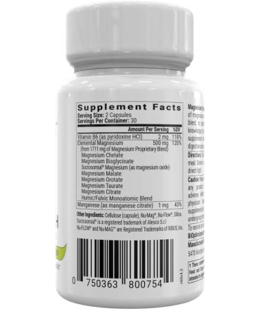 Magnesium Breakthrough 4.0 Supplement - 60 Capsules | Natural Energy Support - Buy Online on GoSupps.com