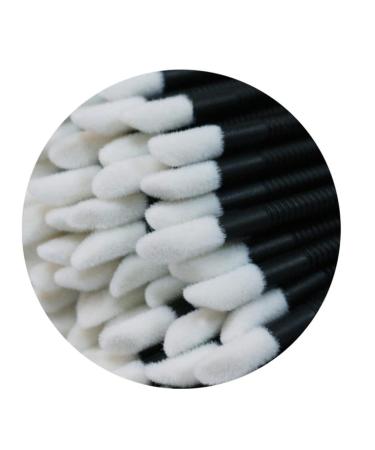 200 Pcs Lip Brush Applicator Kit - Black & White Makeup Tool Set for Perfect Lipstick Application | International Shipping Available - Buy Online on GoSupps.com