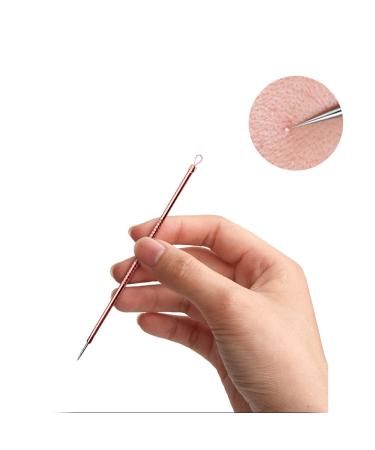 Blackhead Remover Tool Kit - 4 Pcs Stainless Steel Acne Extractor Set - Buy Online on GoSupps.com