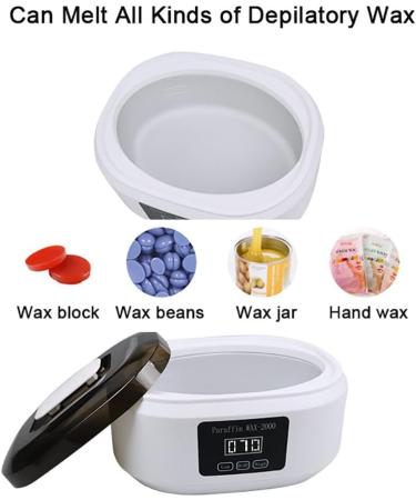 Paraffin Wax Bath for Hands and Feet 200W Paraffin Wax Heater 2 Speed Temperature Control 3.4L Capacity Moisturise and Renew The Skin and Fatigue Relief for Home Use Beauty Salon Pink - Buy Online on GoSupps.com