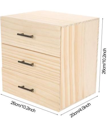 Wakects 90 Slots Essential Oils Storage Box - Wooden Aromatherapy Organizer for Travel & Storage - 3 Level Design for Fragrance Oils - Buy Online on GoSupps.com