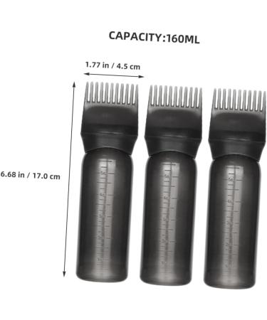 FRCOLOR 3 Pcs Dry Cleaning Bottle & Dye Hair Oil Comb - Perfect Hair Root Applicator for Coloring & Cosmetic Treatments - Buy Online on GoSupps.com