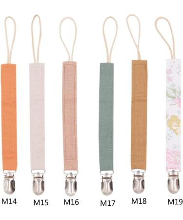 Haorw Pacifier Chain Strap - Plain Cotton Linen Clip 1 Piece | International Shipping Available - Buy Online on GoSupps.com
