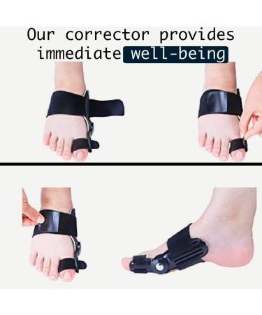 Cubaco Articulated Bunion Corrector & Separator - Black | Relieve Pain & Improve Alignment - Buy Online on GoSupps.com