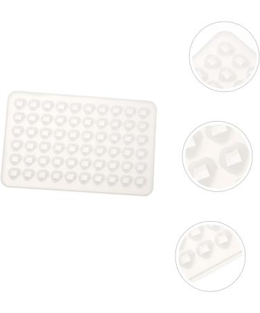 NUOBESTY 60-piece Gem Mold Resin Gem Molds Chocolate Soap Tray Mold Diy Silicone Mold Crystal Epoxy Decorate As Shown 19X12cm - Buy Online on GoSupps.com