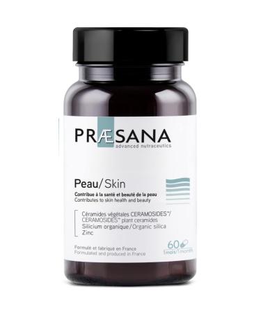 PRAESANA - Skin - Health and Skin Beauty - Food Supplement - 2 Capsules per day - 30 days program - Made in France
