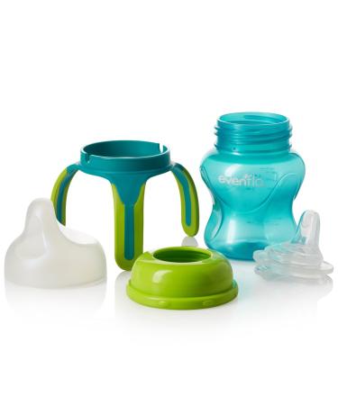 Evenflo Soft-flo Trainer Sippy Cup 5oz - Red/Teal (2 Pack) | For Growing Baby and Toddler - Buy Online on GoSupps.com