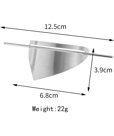 Cubahop Vintage Triangoli Metal Hair Barrettes Geometry Smooth irregolari Hair Accessories Hair Stick Pins for Women and Girls (Silver) - Buy Online on GoSupps.com