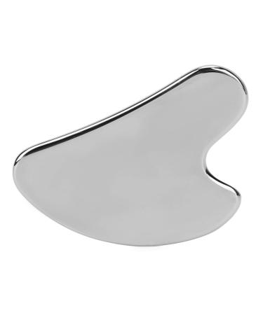 Verdant touch gua Sha stainless steel gua Sha massage scraper for poor back legs mirror polish fast positioning ergonomic design