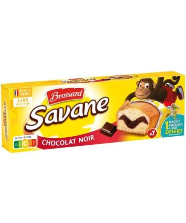 BROSSARD - Savane Pocket Dark Chocolate X7 210G - Pack of 4 - Sold by the pack - Buy Online on GoSupps.com