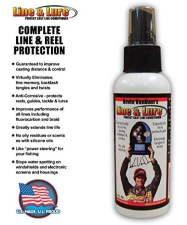 KVD Line and Lure Conditioner - 4oz Spray | Fishing Line Treatment for Freshwater/Saltwater Reels & Tackle Kit - Braid, Monofilament, Fluorocarbon - Buy Online on GoSupps.com