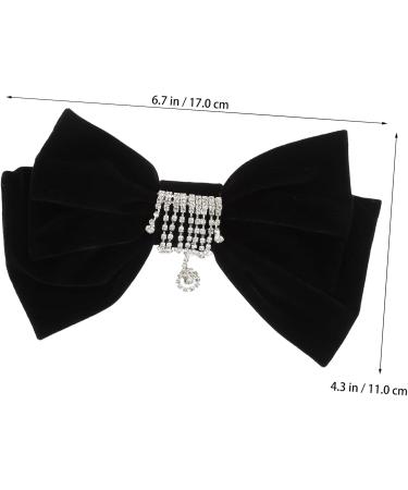 Beaupretty Hair Pin hairpin rhinestone hair wedding hair hair barrettes Big Bow Hair Barrettes hair bowknot bow women hair bow Autumn And Winter claw Hair Clip - Buy Online on GoSupps.com