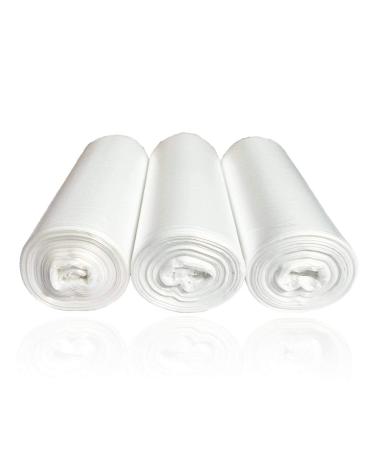 AuPHX 1.2 Gallon Small Trash Bags Wastebasket Trash Bags for office Home Waste Bin Trash Can Liners Pet Waste Bags Disposal Bags(Clear 150 Counts/3 Rolls)