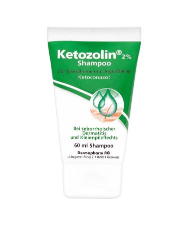 KETOZOLIN 2% Shampoo - 60 ml | Effective Anti-Dandruff Treatment | International Shipping Available - Buy Online on GoSupps.com