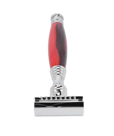 Buy Professional Durable Security Razor - Reusable Hand Razor for Men - Long Grip Red Hinge | Everyday Use - Buy Online on GoSupps.com