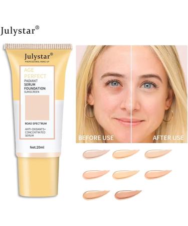 INTEROOKIE Moisturizing and Oil Controlling Natural and Long Lasting Liquid Foundation ThreeDimensional Beauty Repair and Skin Care Foundation Makeup Liquid Foundation 203 - Buy Online on GoSupps.com